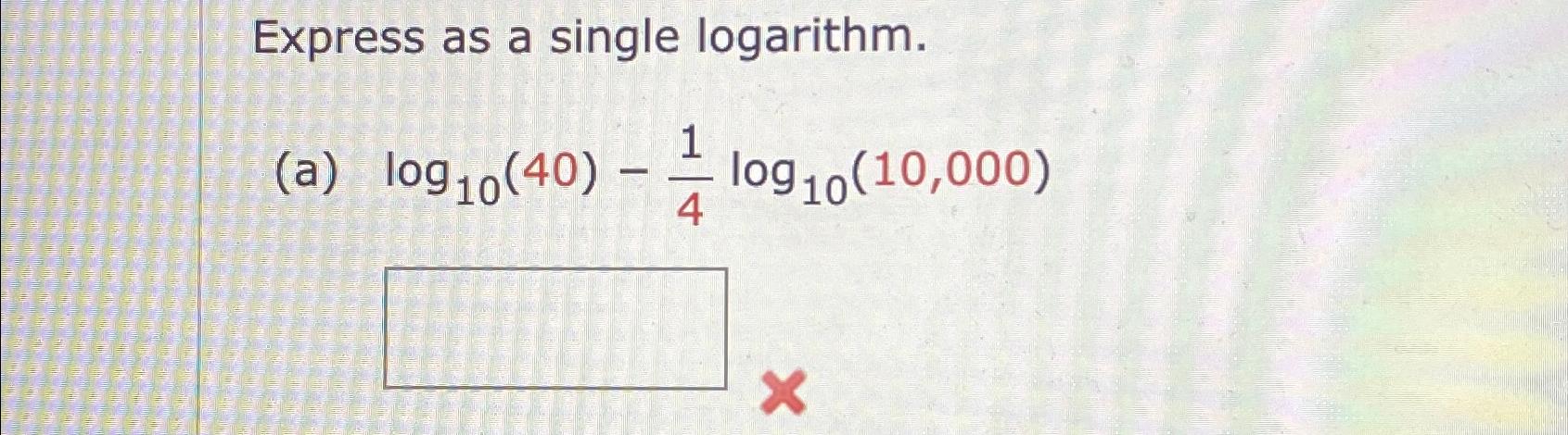 Solved Express as a single | Chegg.com