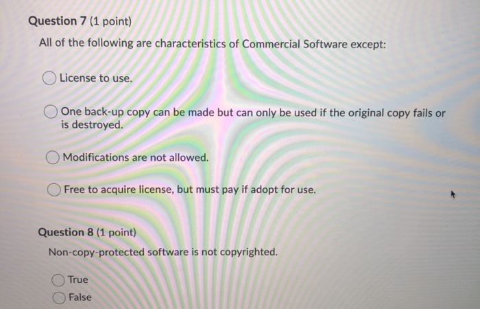 Solved Question 1 (1 point) Saved An act is ethical if most | Chegg.com