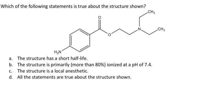 Solved Which of the following statements is true about the | Chegg.com
