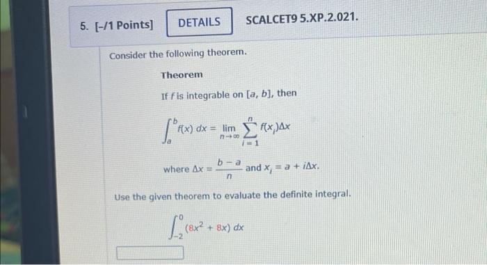 Solved Consider The Following Theorem. Theorem If F Is | Chegg.com