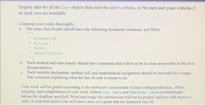 Solved help me create a java class for this code please !! | Chegg.com