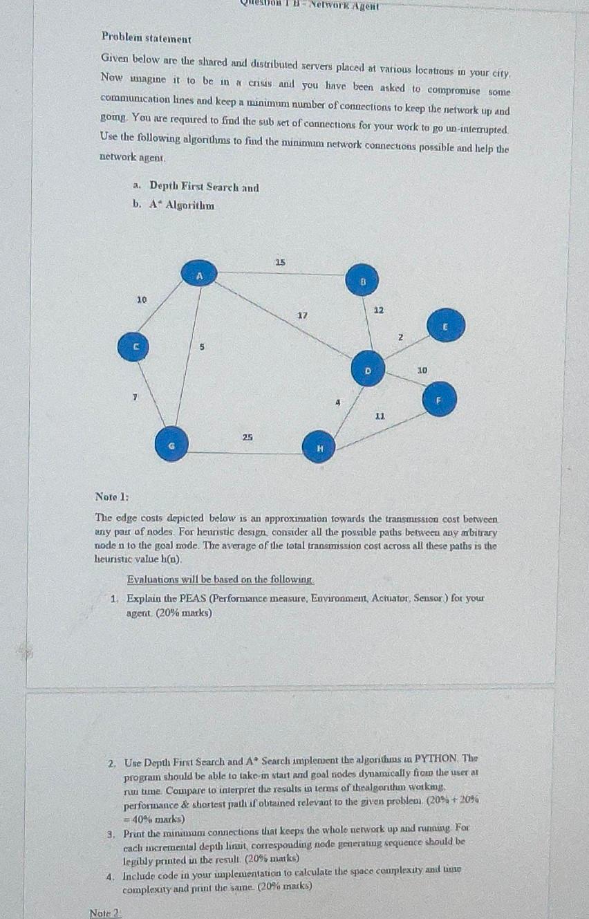 Solved Given Below Are The Shared And Distributed Servers | Chegg.com