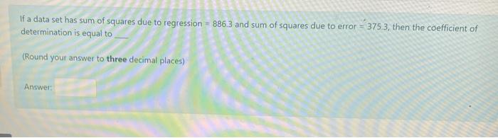 Solved A sample of data with n = 75 observations is used to | Chegg.com