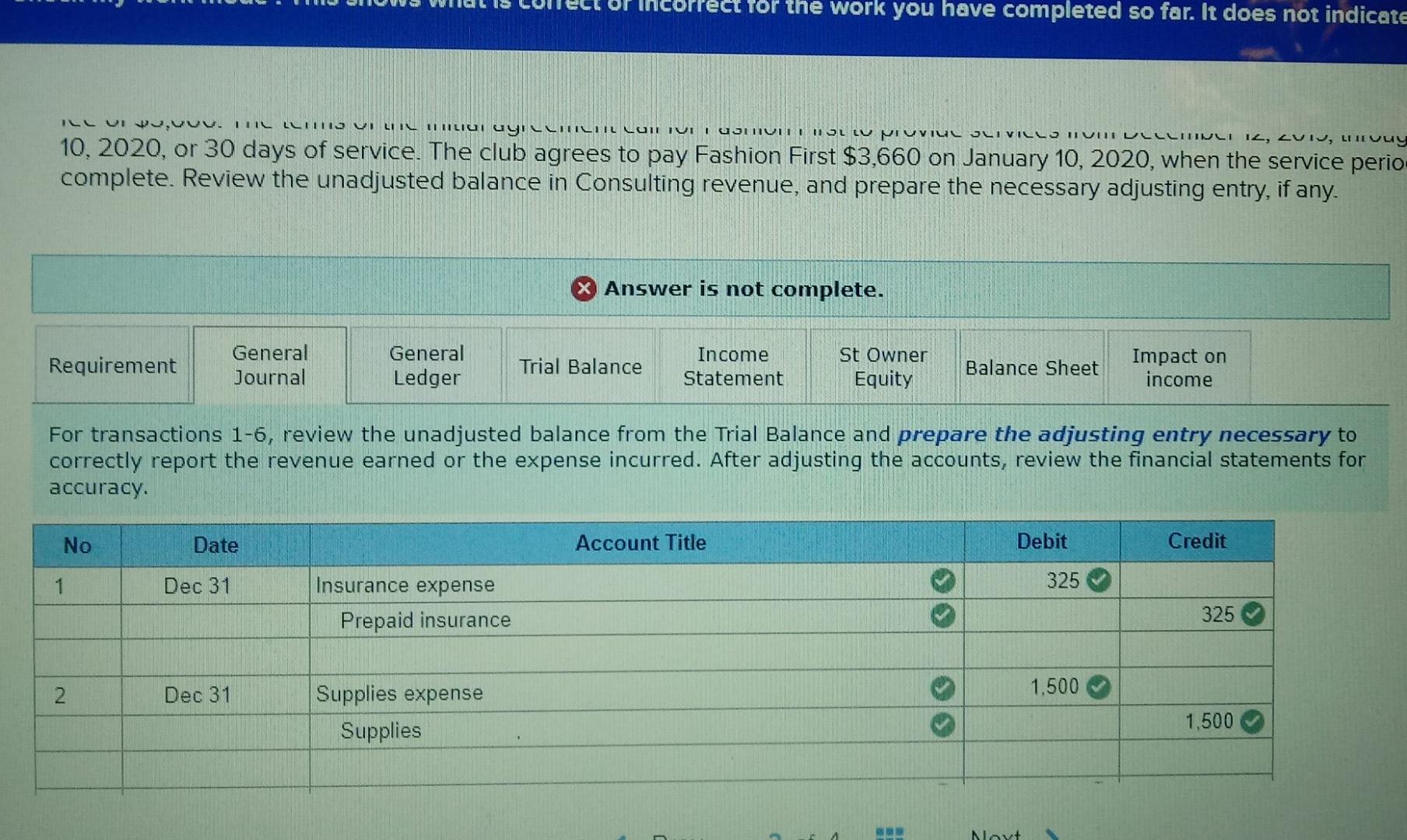 Solved 1) The balance in Prepaid insurance represents a | Chegg.com