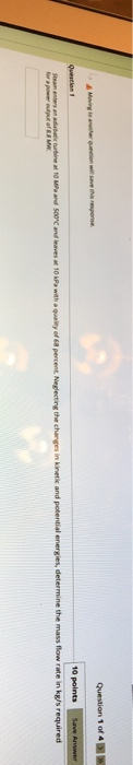 Solved Question 1 of 4 Question 1 10 points Save Answer | Chegg.com