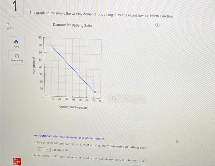 Solved 1 points Print References decrease in price | Chegg.com