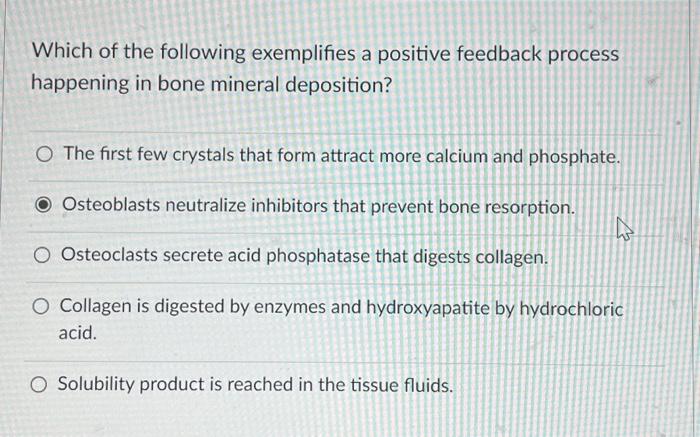 Solved Which of the following exemplifies a positive | Chegg.com