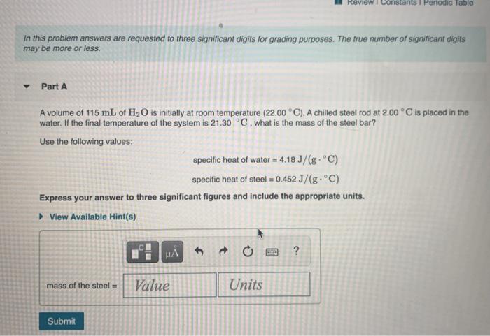 Solved Review Constants Periodic Table In This Problem | Chegg.com