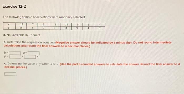 Solved The Following Sample Observations Were Randomly | Chegg.com