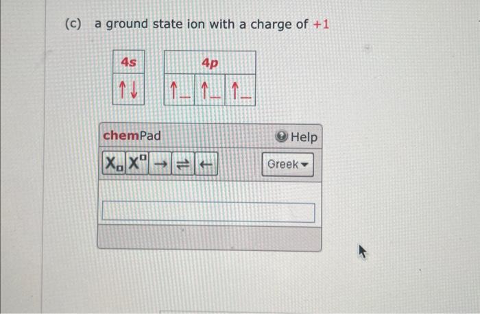 Solved Given the valence electron orbital level diagram and | Chegg.com