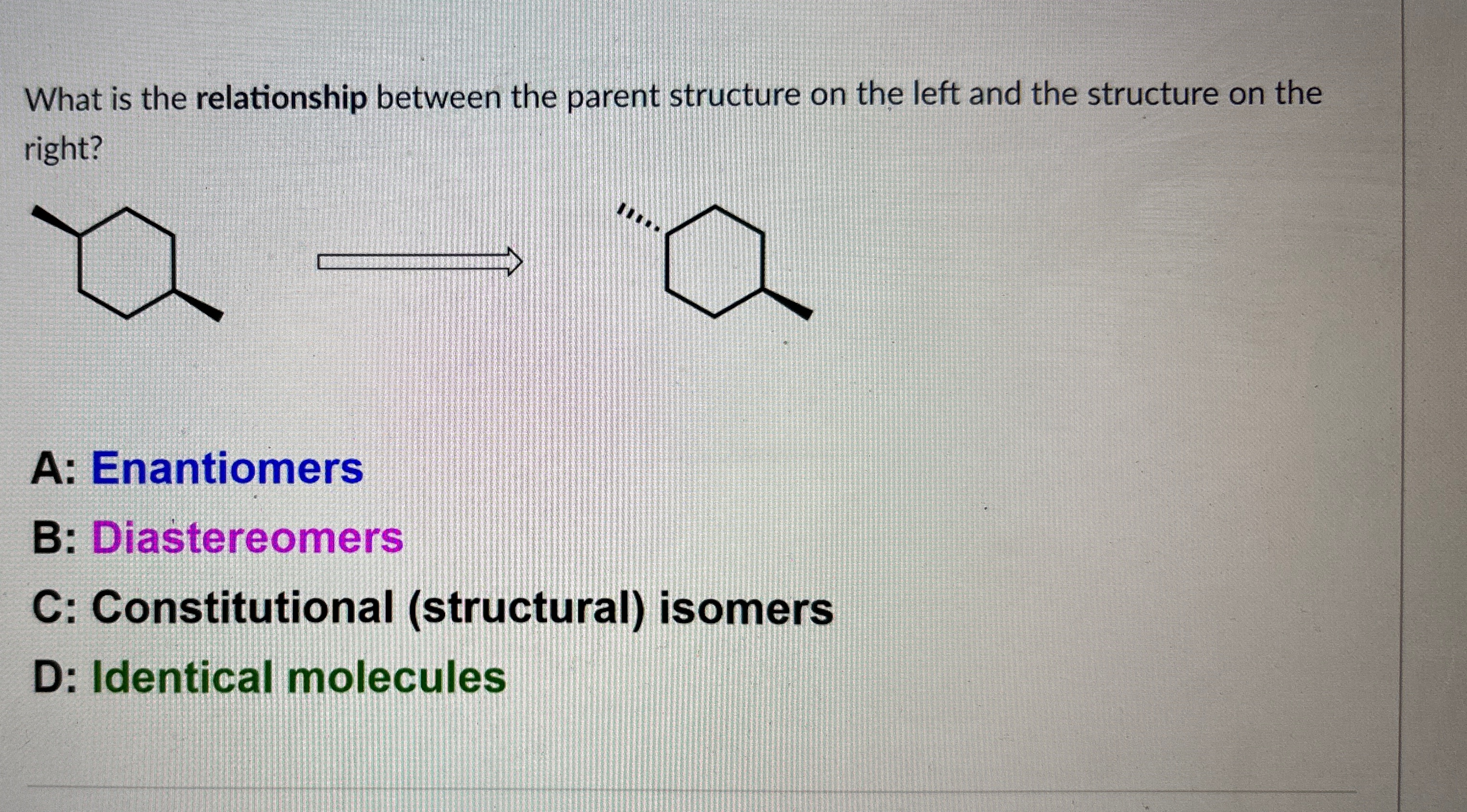 Solved What is the relationship between the parent structure | Chegg.com