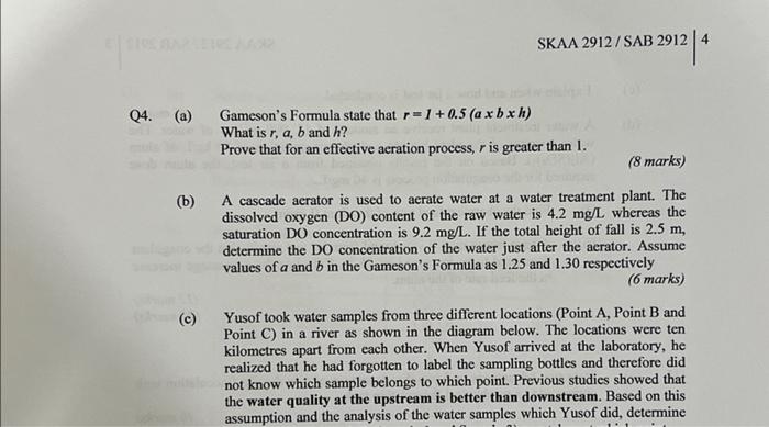 Solved (a) Gameson's Formula state that r=1+0.5(axbxh) What | Chegg.com