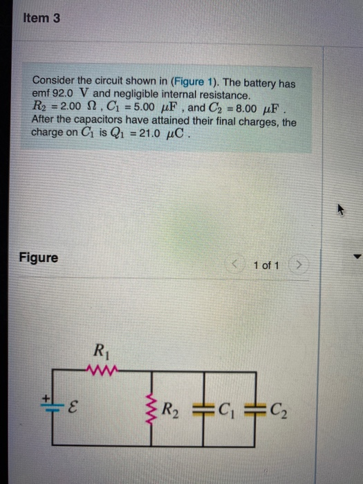 Solved Item 3 Consider The Circuit Shown In Figure 1 The