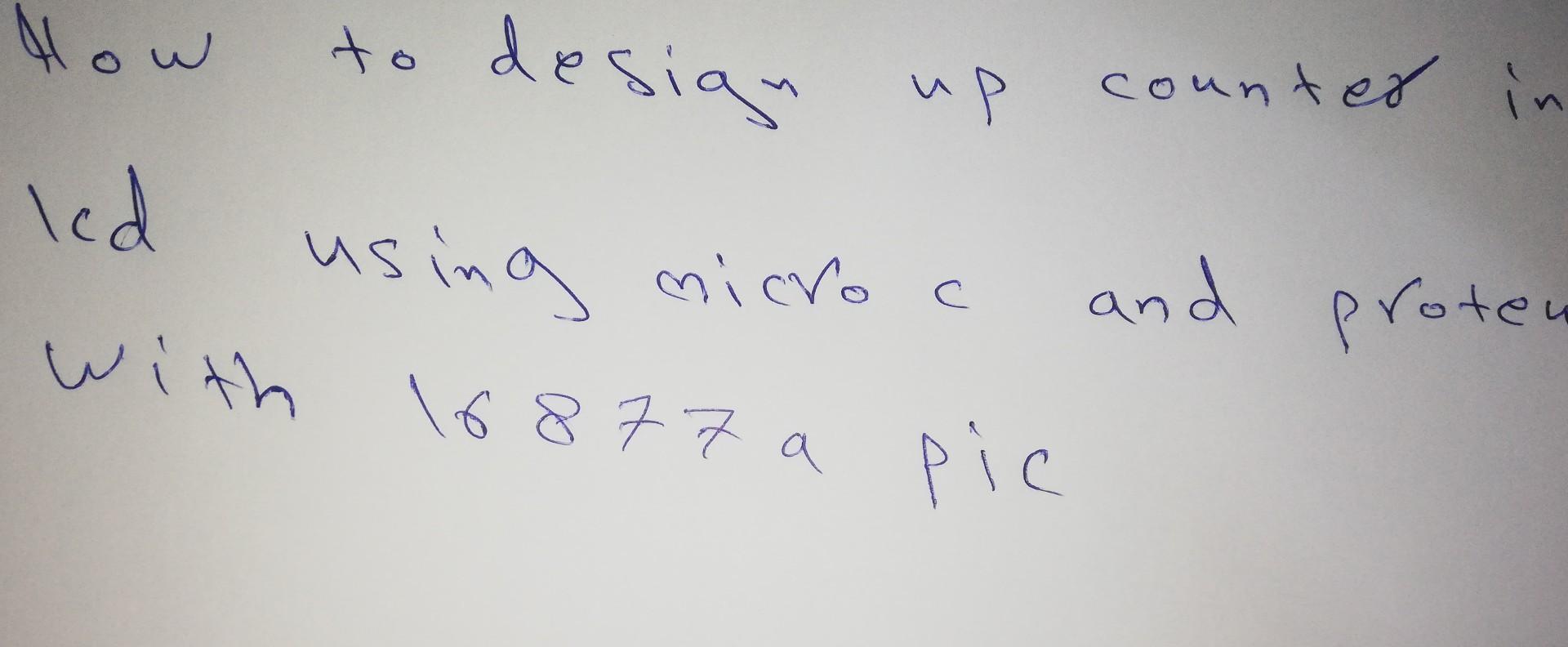 Solved How to design up counter in led using micro and | Chegg.com