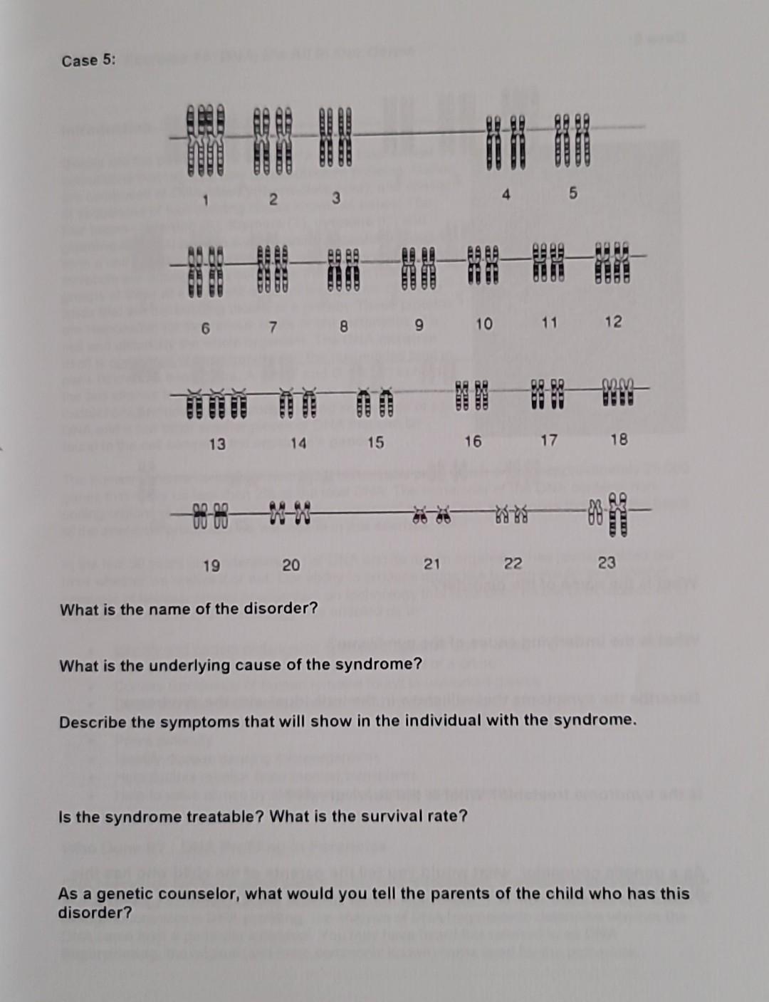 [Solved]: What is the name of the disorder? What is the