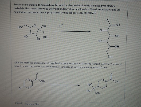 Solved Propose A Mechanism To Explain How The Following By | Chegg.com