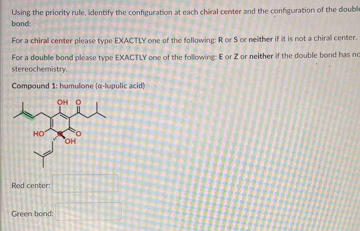 Using the priority rule, identify the configuration | Chegg.com
