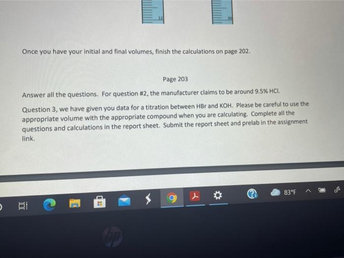 Solved I need some help with my chemistry lab the parts at | Chegg.com