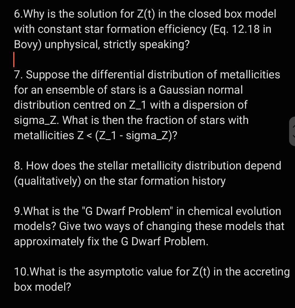 Solved Why is the solution for Z(t) ﻿in the closed box model | Chegg.com