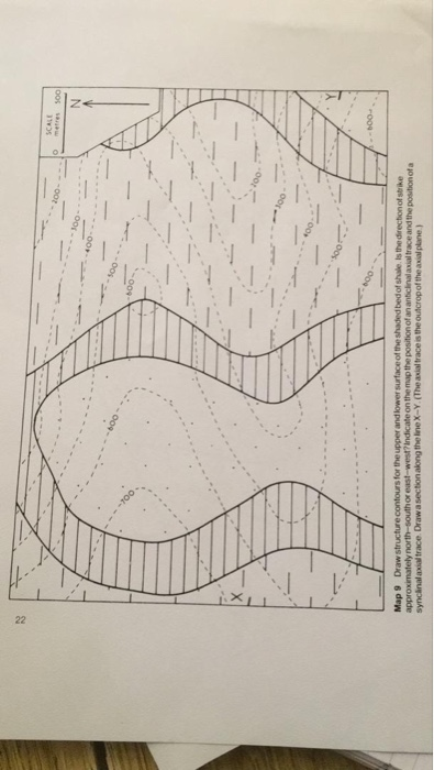 Solved Map 9 Draw structure contours for the upper and lower