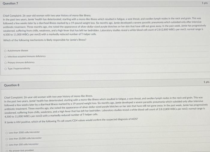 chief-complaint-26-year-old-woman-with-two-year-chegg