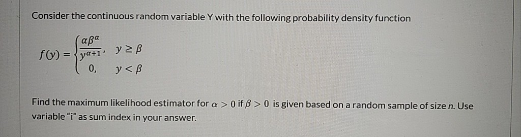 Consider The Continuous Random Variable Y With The Chegg Com