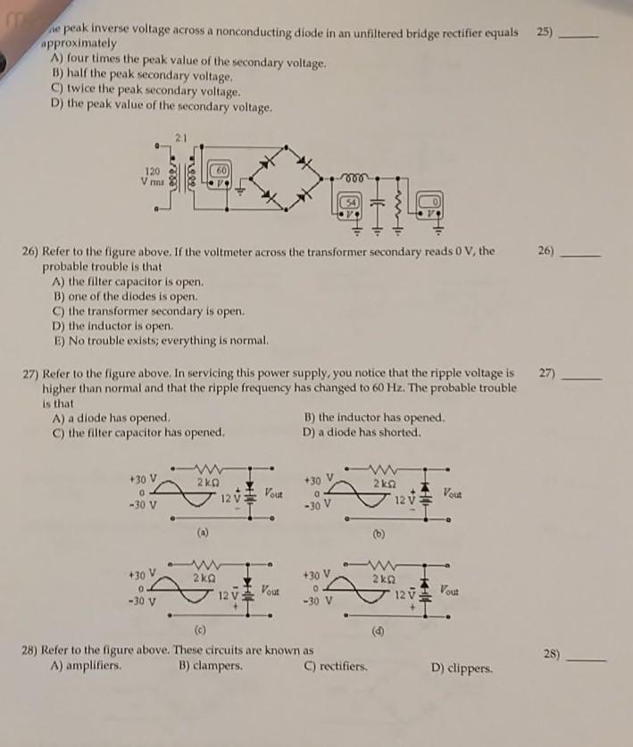 solved-we-peak-inverse-voltage-across-a-nonconducting-diode-chegg