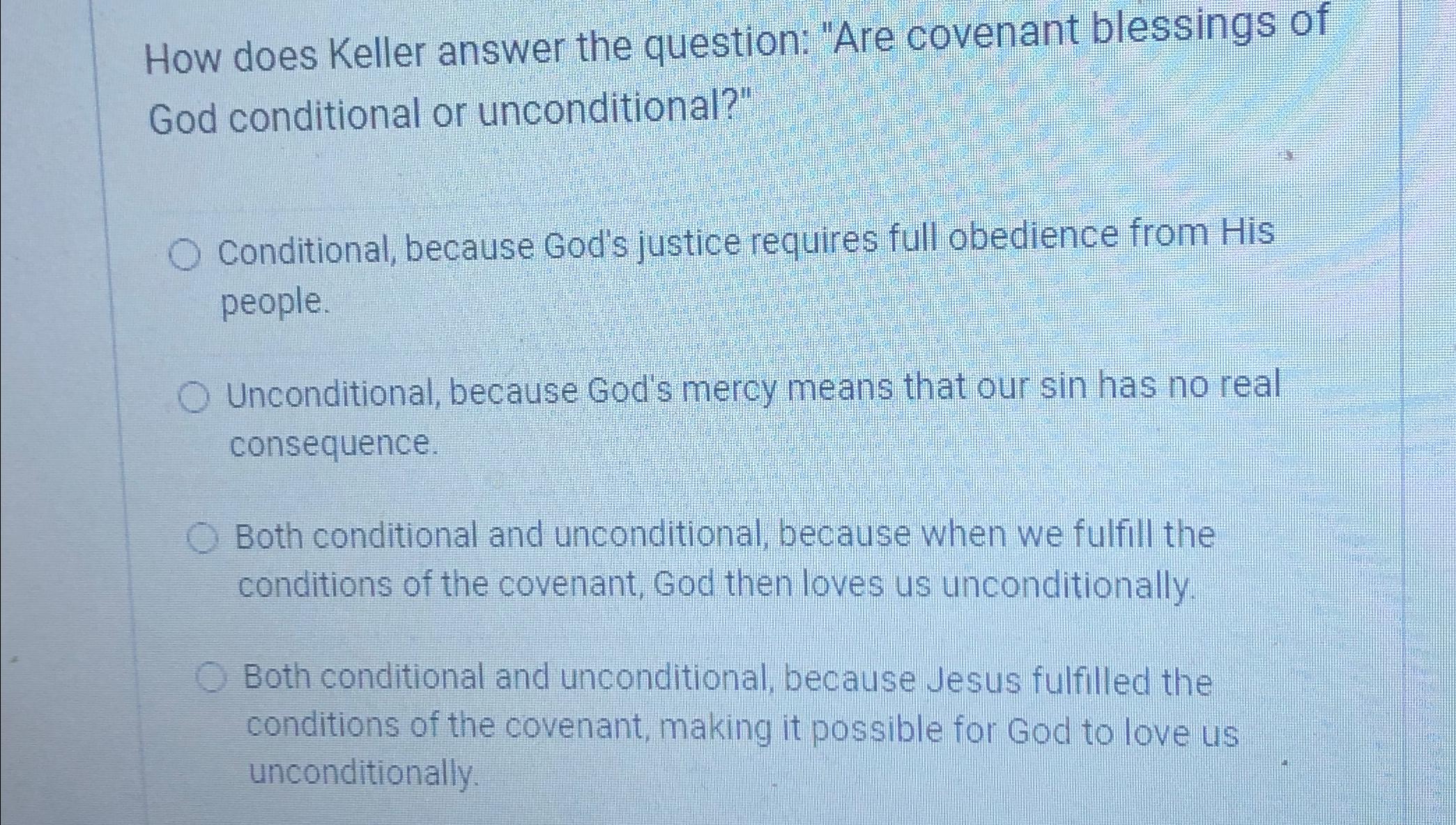 Solved How does Keller answer the question: 