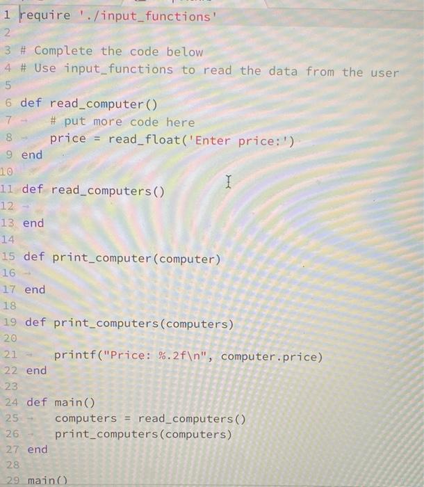 Solved Use the scaffold code provided for this task. | Chegg.com