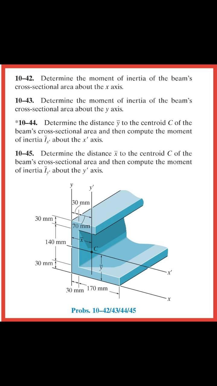 ブランドバッグ 人気ランキング2025 the Determine 10-42. Solved moment beam's the of inertia of 和楽器