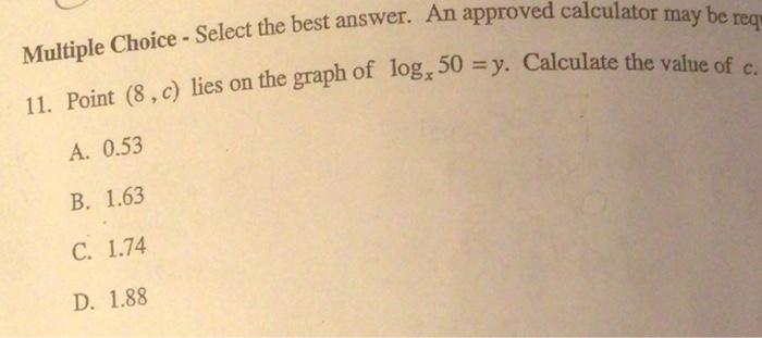 Solved Multiple Choice - Select the best answer. An approved | Chegg.com