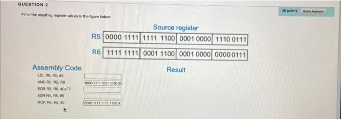 Solved QUESTION 5 Given the following ARM Assembly program: | Chegg.com