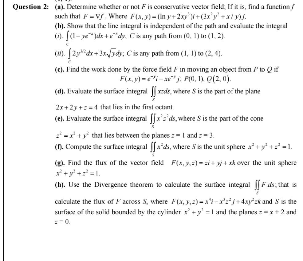 Solved S S Question 2 A Determine Whether Or Not F Is Chegg Com