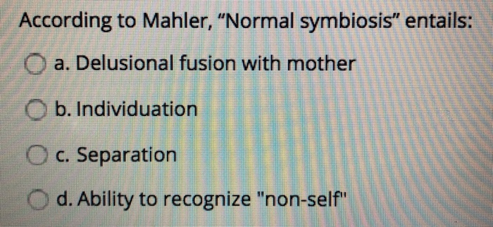 Mahler Normal Development Solved According to Mahler,
