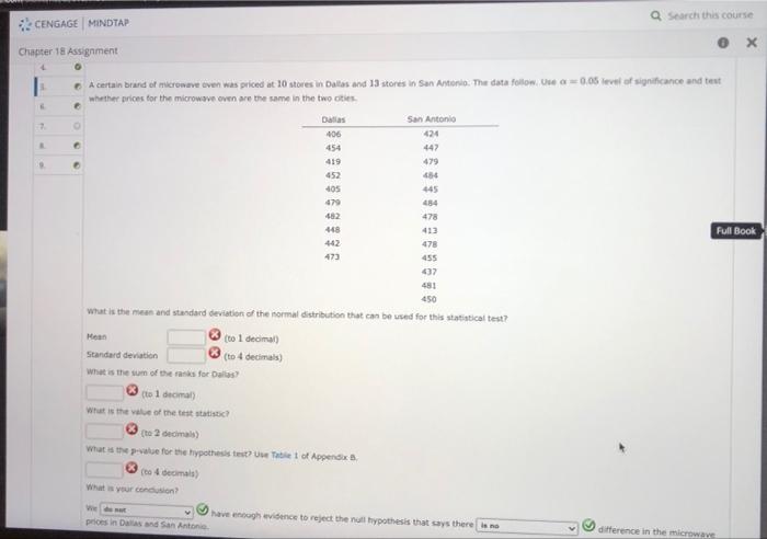 Solved Q Search this course CENGAGE MINDTAP 0 x Chapter 18 | Chegg.com