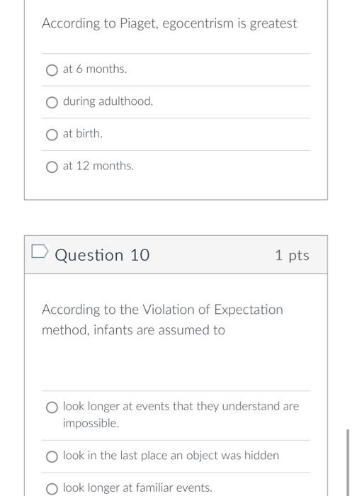 Solved Equilibrium is evident when the infant s scheme Chegg