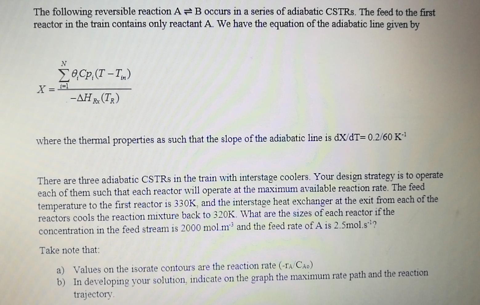 Solved The Following Reversible Reaction A=B Occurs In A | Chegg.com