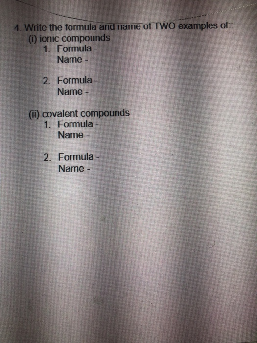Solved 1. Write the formula and name of the correct ion for | Chegg.com