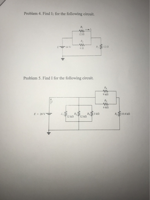 Solved Problem 4. Find I for the following circuit. R 12 R: | Chegg.com