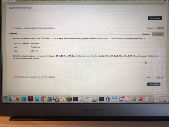 Solved Question Completion Status: Close Window → Moving to | Chegg.com