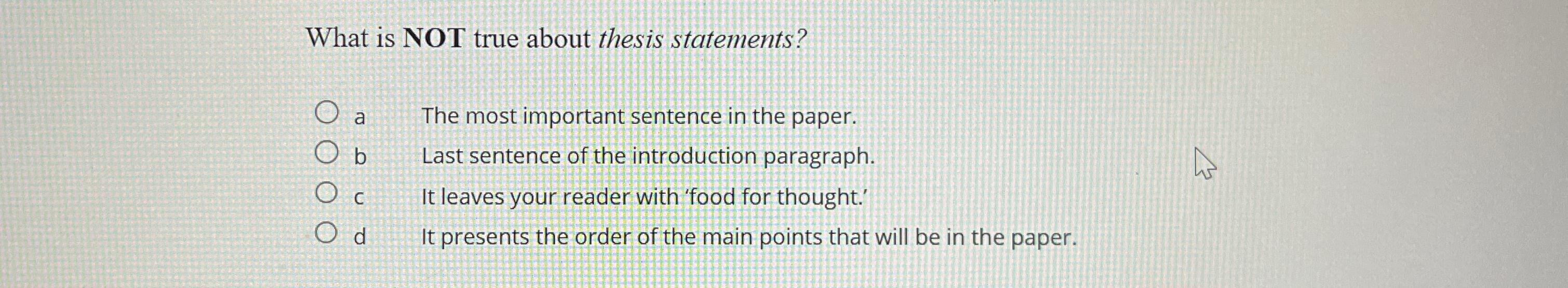 writing introductions thesis sentence k12reader answers