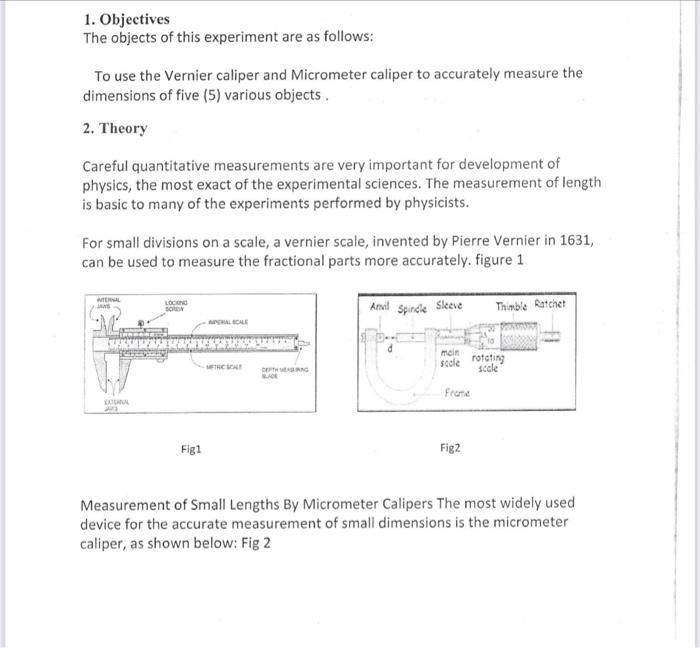 purpose of vernier caliper