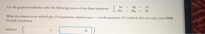 Solved Use the graphical method to solve the following | Chegg.com