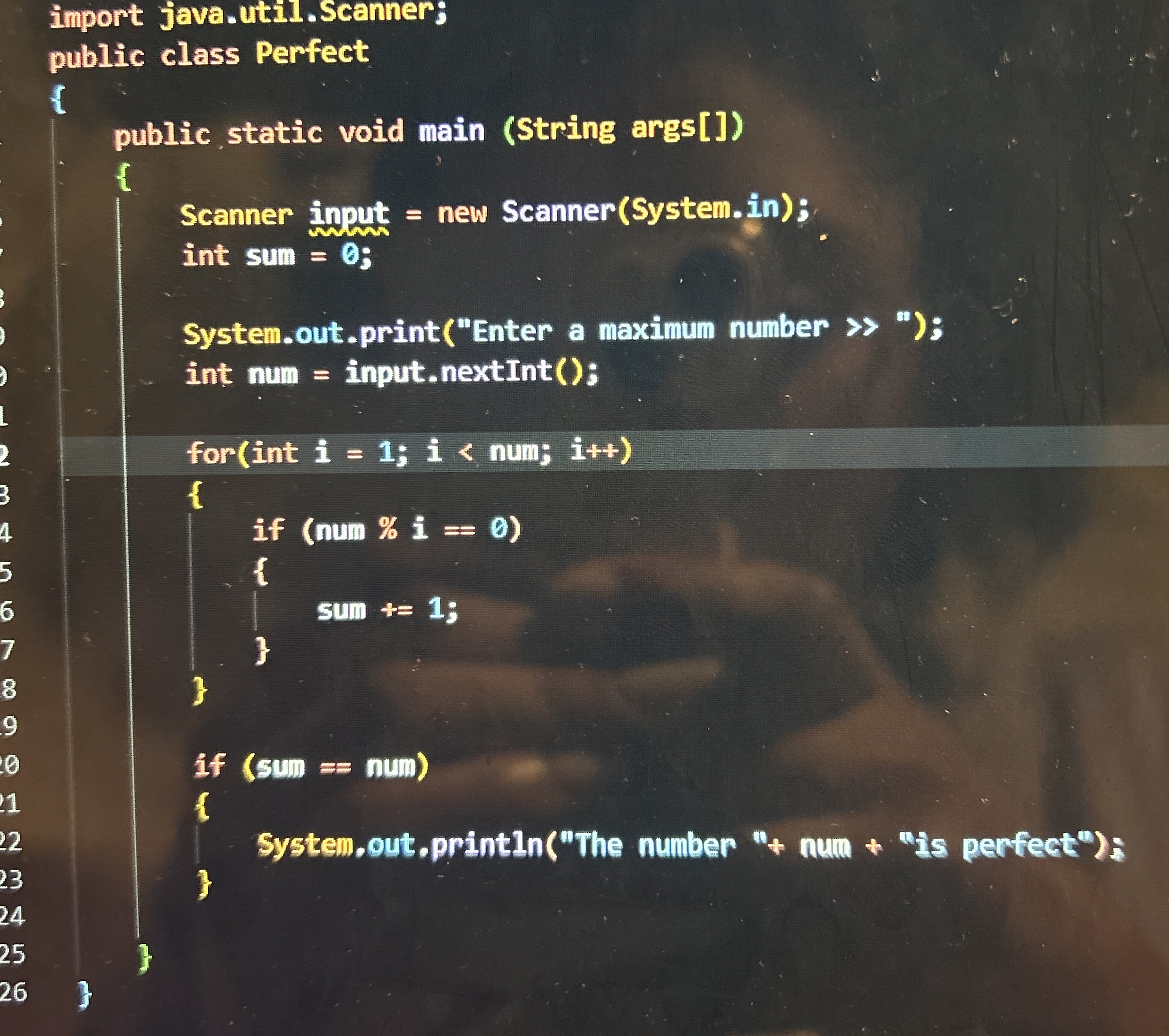Solved Write an application called Perfect that displays | Chegg.com