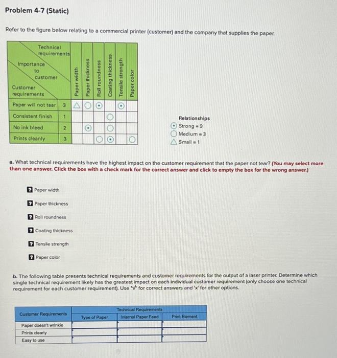 Solved Problem 4-7 (Static) Refer to the figure below | Chegg.com