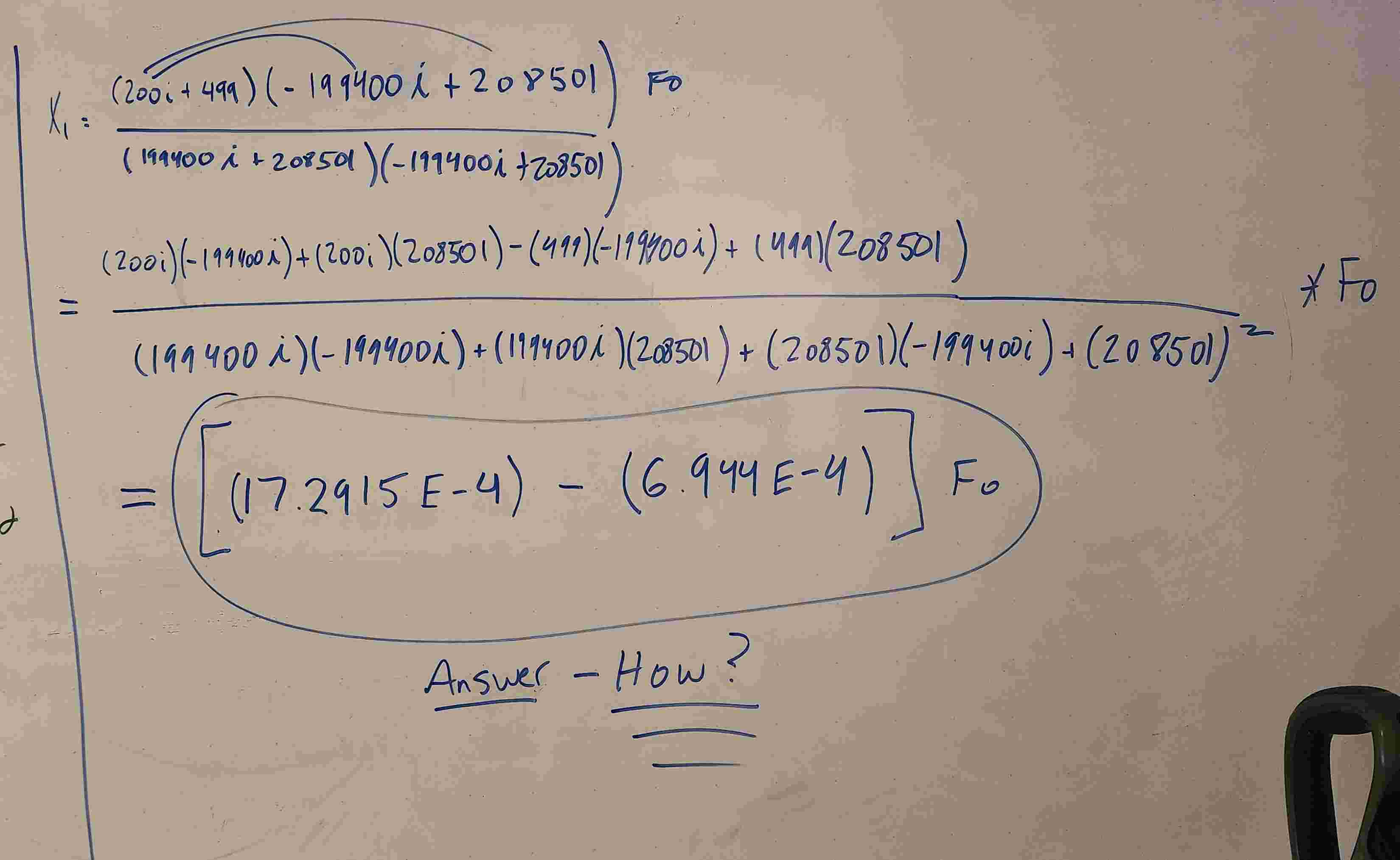 Solved Please Express This equation step by ﻿step to ﻿arrive | Chegg.com
