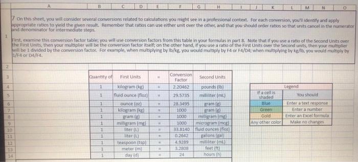 Solved 7 On this sheet, you will consider several | Chegg.com