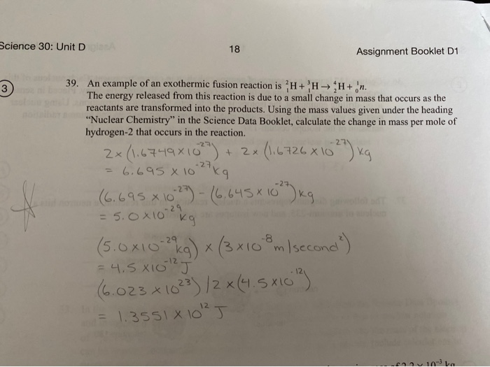 science 30 assignment booklet c1 answers