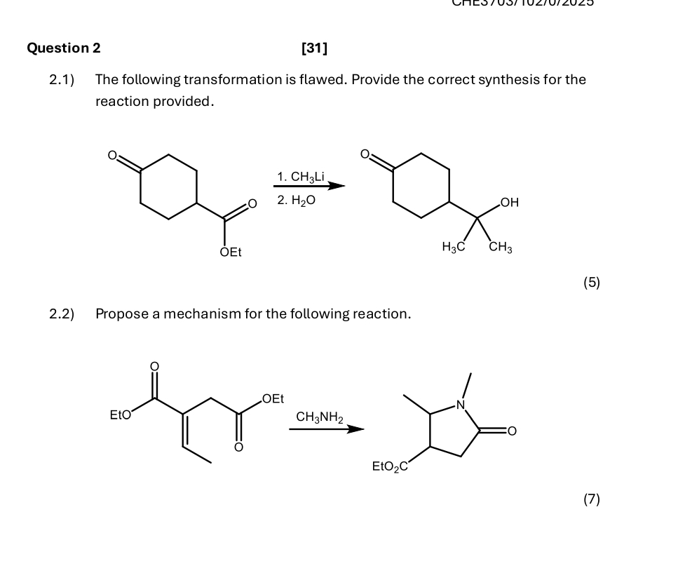 Solved Question 2[31]2.1) ﻿The following transformation is | Chegg.com