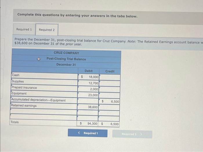 Solved Exercise 3-10 Preparing closing entries and a | Chegg.com